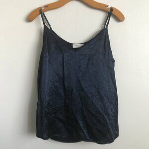 Aritzia Babaton Blue Sain Camisole Tank Womens S